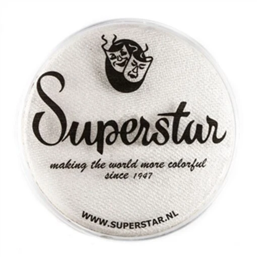 Superstar Aqua Face & Body Paint - Silver White Shimmer 140 (45 Gm)