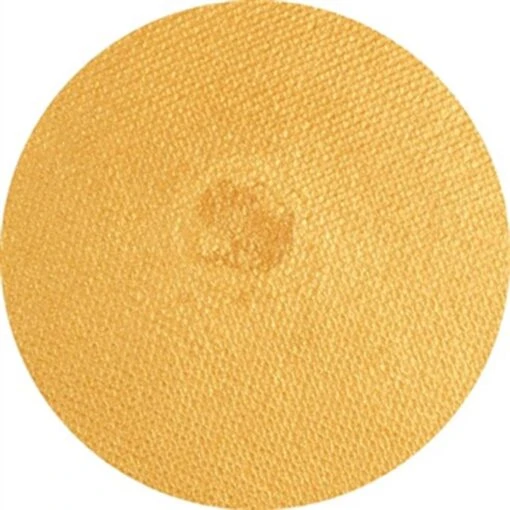 Superstar Aqua Face & Body Paint - Gold Finch Shimmer 141 (16 Gm) - Image 2