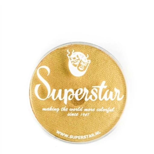 Superstar Aqua Face & Body Paint - Gold Finch Shimmer 141 (16 Gm)