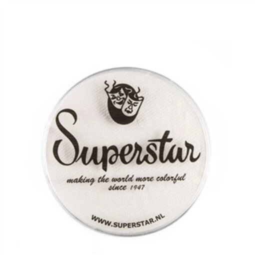 Superstar Aqua Face & Body Paint - Line White 161 (16 Gm)