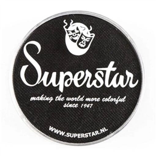 Superstar Aqua Face & Body Paint - Line Black 163 (45 Gm)