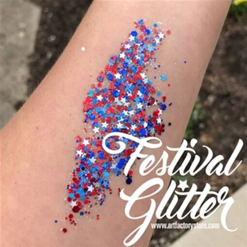 Art Factory Festival Glitter - Fireworks (50 Ml/1 Fl Oz) - Image 2