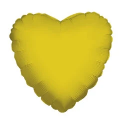 Qualatex 6 Inch Heart Balloons - Gold (100/bag)