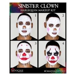 Woochie Water Activated Makeup Kit - Harlequin -Snazaroo Shop bk005 c
