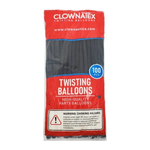 Clownatex 260 Balloons - Black (100 Pcs) - Image 2