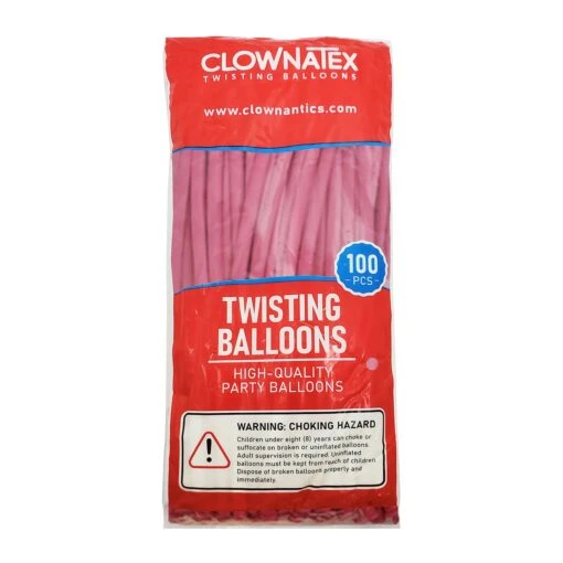 Clownatex 260 Balloons - Fuchsia (100 Pcs) - Image 2