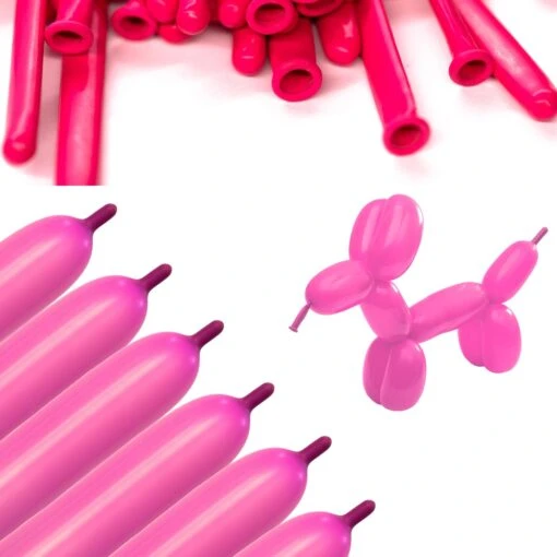 Clownatex 260 Balloons - Fuchsia (100 Pcs) - Image 3