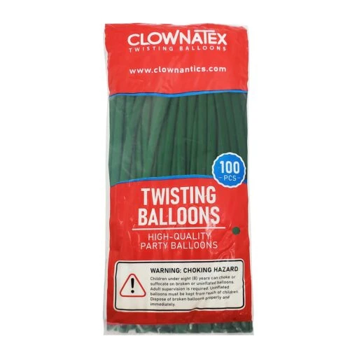 Clownatex 260 Balloons - Green (100 Pcs) - Image 2