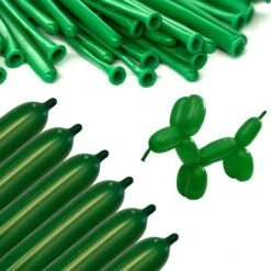 Clownatex 260 Balloons - Green (100 Pcs) -Snazaroo Shop ca260gr amz