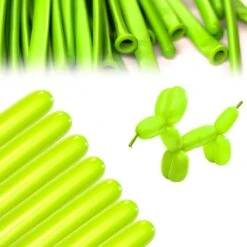 Clownatex 260 Balloons - Lime Green (100 Pcs) -Snazaroo Shop ca260lg amz