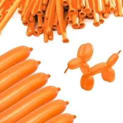 Clownatex 260 Balloons - Orange (100 Pcs) -Snazaroo Shop ca260or amz