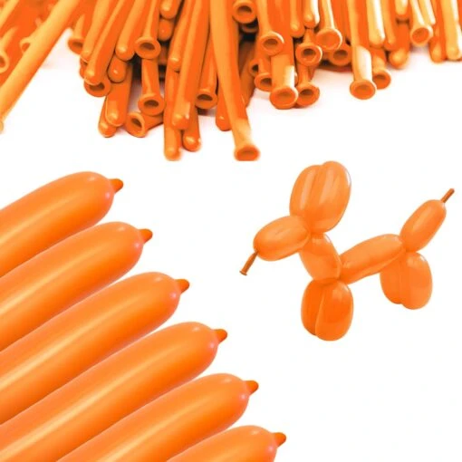 Clownatex 260 Balloons - Orange (100 Pcs) - Image 3
