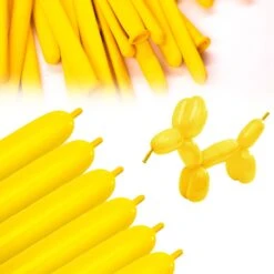 Clownatex 260 Balloons - Yellow (100 Pcs) -Snazaroo Shop ca260yl amz