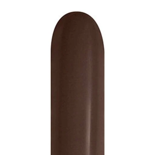 Betallatex 260B Solid Latex Balloons - Deluxe Chocolate (50/pack)