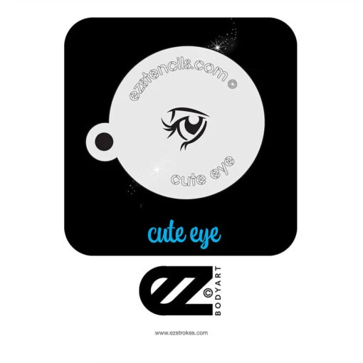 EZ Stencils By Susy Amaro - Cute Eye Stencil