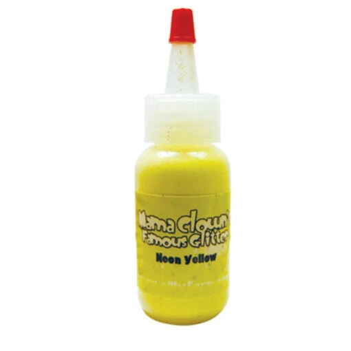 Mama Clown Opaque Glitter - Electric Neon Yellow (1 Oz)