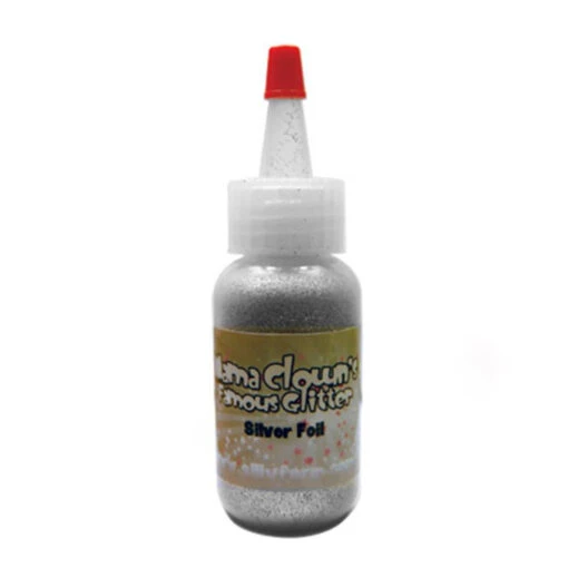 Mama Clown Opaque Glitter - Silver Foil (1 Oz)