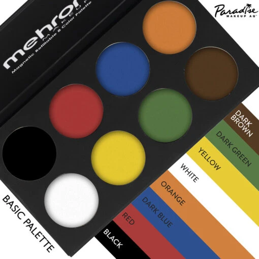 Mehron Paradise Basic Face Paint Palettes (8 Colors) - Image 2