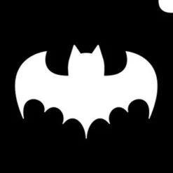 Glimmer Body Art Glitter Tattoo Stencils - Single Bat 5/pk