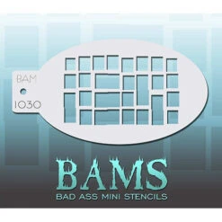 Bad Ass Mini Stencils - Bricks (BAM1030)