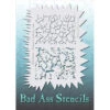 Bad Ass Full Size Stencils - Cracks And Jags (BAD6003)