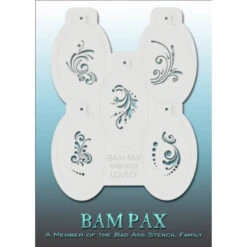 BAM PAX Stencils - Lovely (BABP 3015)