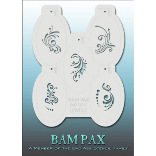 BAM PAX Stencils - Lovely (BABP 3015)