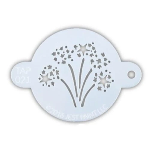 TAP Face Paint Stencil - Fireworks (021)
