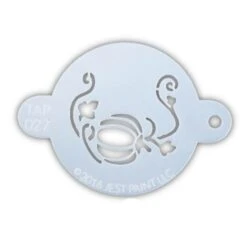 TAP Face Paint Stencil - Pumpkin With Vine (027)