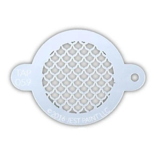 TAP Face Paint Stencil - Fish Scales (059)