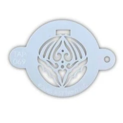 TAP Face Paint Stencil - Large Christmas Ornament (069)