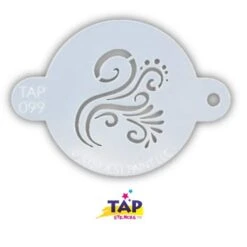 TAP Face Paint Stencil - Swirly Detail (099)