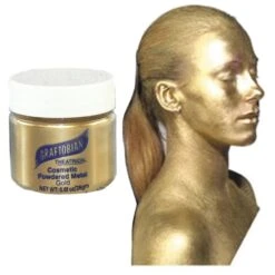 Graftobian Powdered Metal - Gold (0.81 Oz)