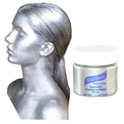 Graftobian Powdered Metal - Silver (0.5 Oz)