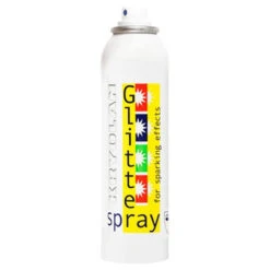 Kryolan Glitter Color Hair Spray - Silver (5 Oz/150 Ml)