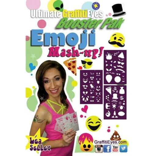 GraffitiEyes Emoji Mash - Up Stencil Kit - Image 2