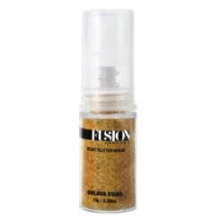 Fusion Body Art Body Glitter Spray Pump - Golden Stars (10 Gm)