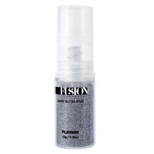 Fusion Body Art Body Glitter Spray Pump - Platinum (10 Gm)