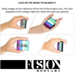Fusion Body Art Rainbow Split Cake - Bright Rainbow (50 Gm) -Snazaroo Shop jpfbalsc100 b