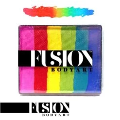 Fusion Body Art Rainbow Split Cake - Bright Rainbow (50 Gm)