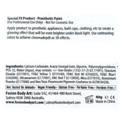 Fusion Body Art Rainbow Split Cake - Power Princess (50 Gm) NON NEON -Snazaroo Shop jpfbalsc102 c