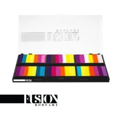 Fusion Body Art & FX Spectrum Palette - Leanne's Vivid Rainbow Petal Palette (Non Neon) - 6 Cakes/25 Gm -Snazaroo Shop jpfbapa121 b 4673b2db 59bf 4ff4 a84b f8c58a6c5401