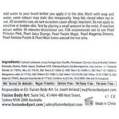 Fusion Body Art Face & Body Paint - Prime Strong Black (100 Gm) -Snazaroo Shop jpfbapr500 c