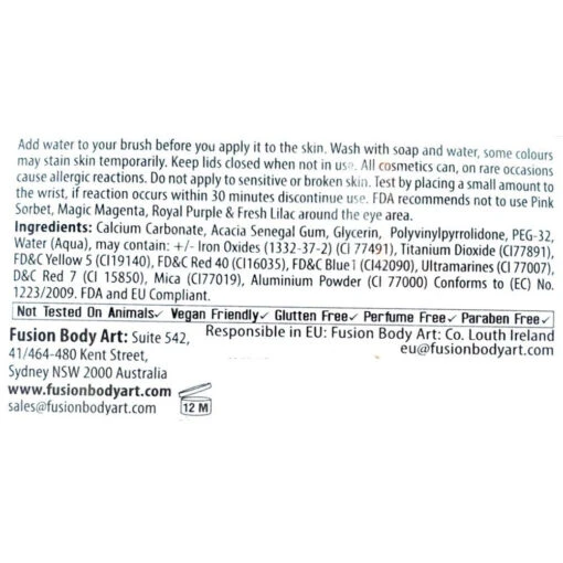 Fusion Body Art One Stroke Split Cake - Wild Berry (30 Gm) - Image 4