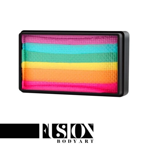 Fusion Body Art One Stroke Split Cake - Pastel Rainbow By Lodie Up (30 Gm) - Image 2