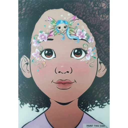 TAP Face Paint Double Stencils - Big Eyes Fairy (103) - Image 3