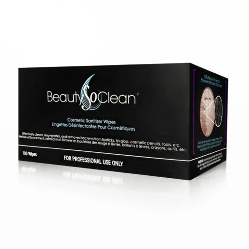 BeautySoClean Cosmetic Sanitizer Wipes, 100 Count