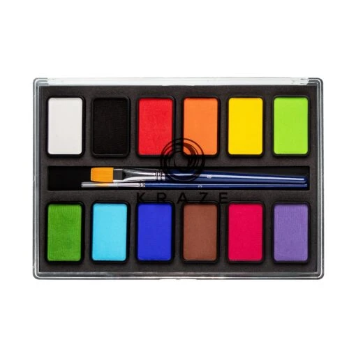 Kraze FX Face Paint 12 Color Essential Palette (12 X 10 Gm) - Image 2