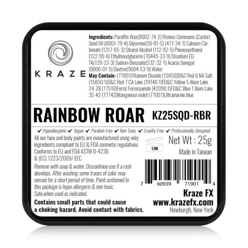 Kraze FX Dome Cake - Rainbow Roar (25 Gm) - Image 4
