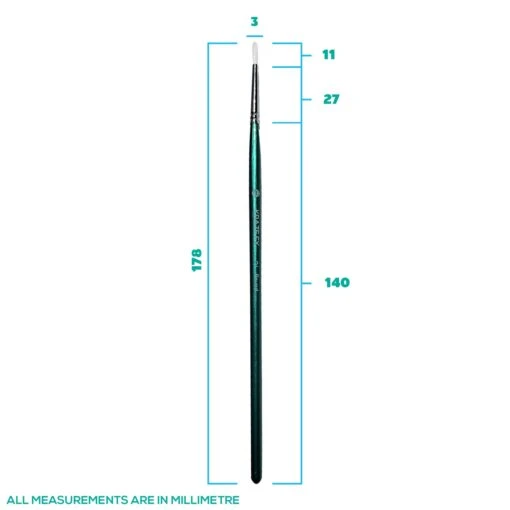 Kraze Face Painting Brush, Round #2 - Image 4